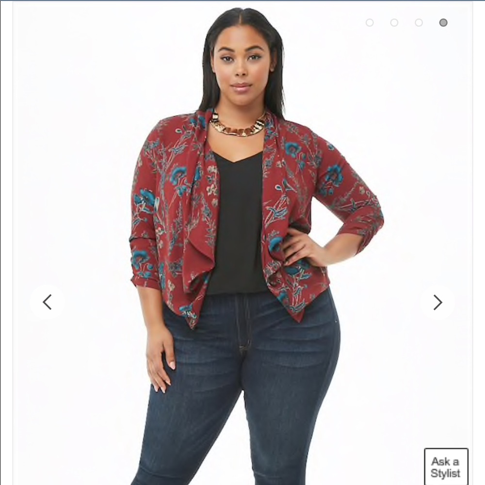 Plus Size Ruched Kimono